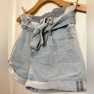 Dex High Rise Belted Shorts